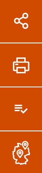 Icon für Teilen, Navigation und Landkarte