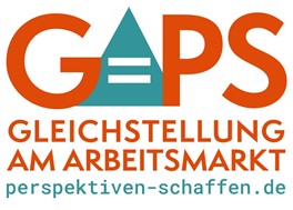 Logo "GAPS" - Gleichstellung am Arbeitsmarkt - perspektiven-schaffen.de