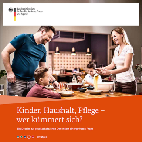 Cover der Broschüre Kinder, Halshalt, Pflege - wer kümmert sich?