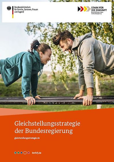 Cover der Broschüre Gleichstellungsstrategie der Bundesregierung 