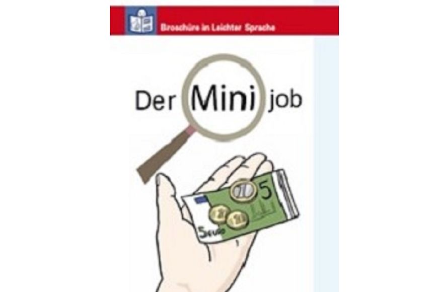 Cover der Broschüre Minijob in Leichter Sprache