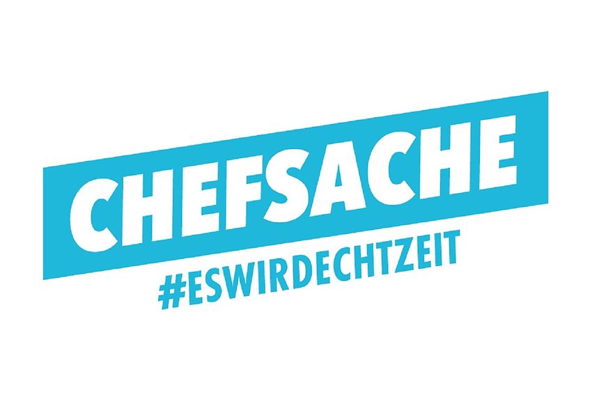 Logo der Initiative Chefsach #Eswirdechtzeit