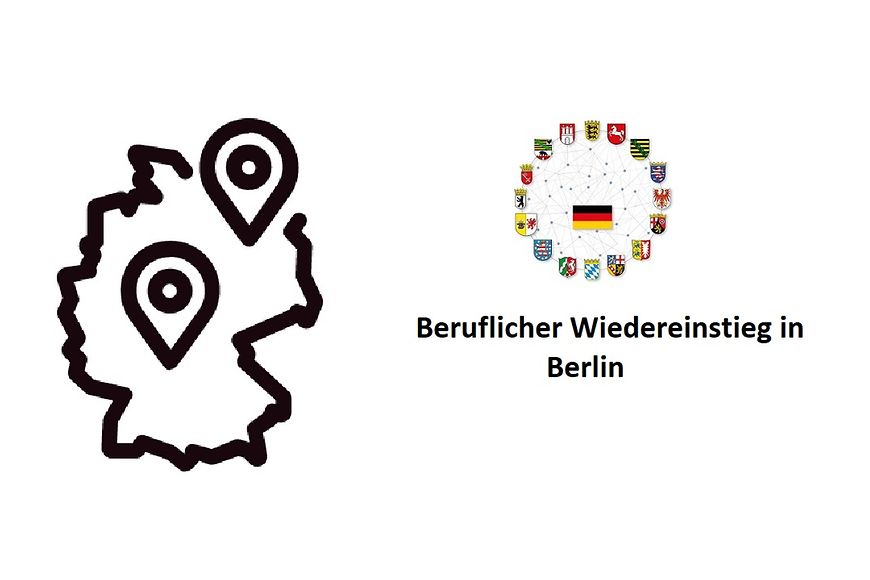 Wappen der 16 Bundesländer im Kreis um eine Deutschlandflagge und Icon Beratungsstellenlandkarte perspektiven-schaffen.de