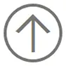 Icon: Kreis um einen Pfeil, der nach oben zeigt