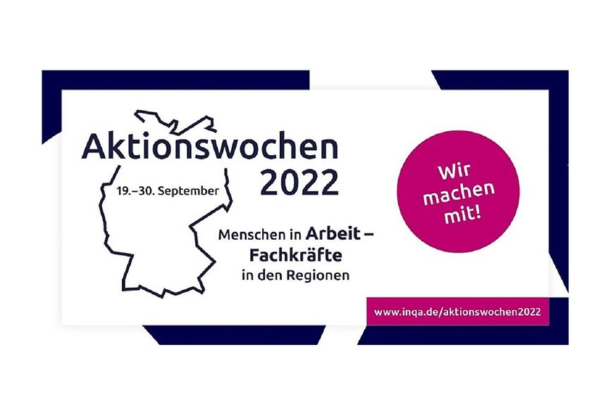 Logo Aktionswochen "Menschen in Arbeit - Fachkräfte in den Regionen"