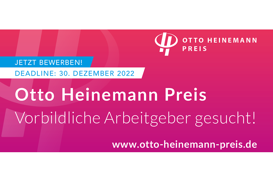 Aufruf zur Bewerbung für den Otto Heinemann Preis