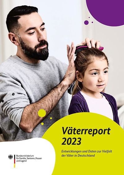 Titelseite vom Väterreport 2023