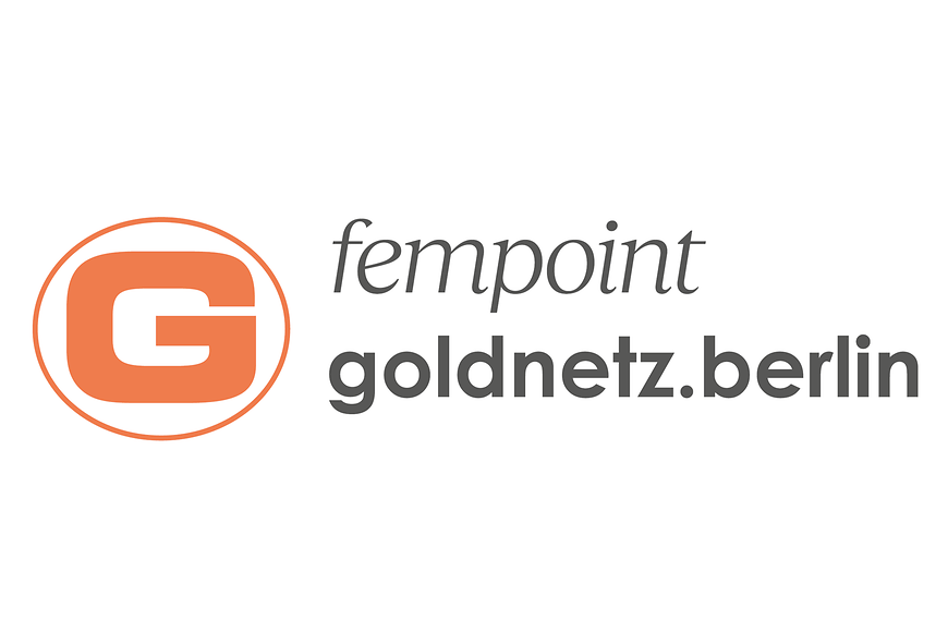 Logo fem.point goldnetz.berlin