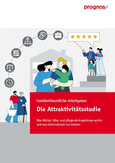 Titelblatt der Publikation mit Illustrationen von verschiedenen Familienmodellen