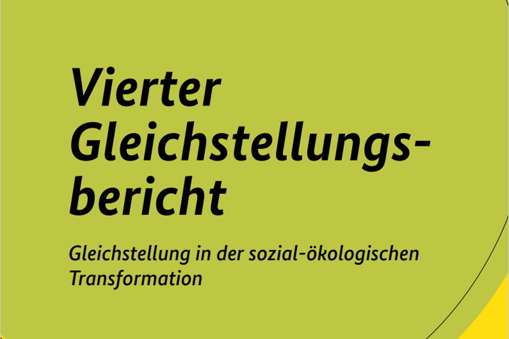 Titelblatt des Vierten Gleichstellungsberichts 