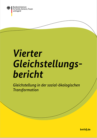 Titelblatt des Vierten Gleichstellungsberichts 
