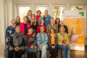 Gruppenbild des 5. Round Tables im Projekt "Gründerinnen fördern grüne Wirtschaft"